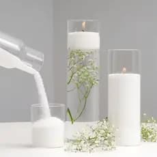 Vela de Areia Reutilizável 500g Em Pó, Ideal para Decoração e Ambientes Aconchegantes