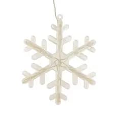 Cascata 8 Flocos Neve 8 Funções Incolor Claro Bivolt Natal Grande