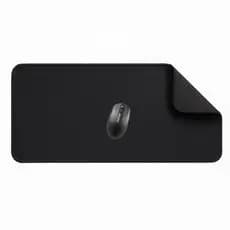 Mouse Pad Gamer 70x35cm Infantil Adulto Escritório Alta Qualidade Preto Liso Borracha Importada