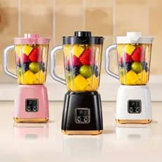 Mixer Portátil Recarregável 10 Lâminas 600ml com Sistema de Segurança Inteligente