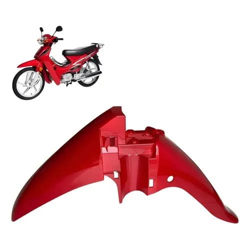 Paralama Dianteiro Shineray Phoenix Vermelho Original Smx