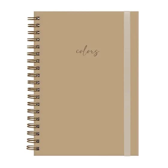 Caderno Colegial  Plus Capa Dura Feminino Solid Colors