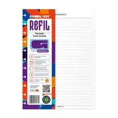 Refil Caderno De Disco Iscool Inteligente Pautado SOLID Cores 50 Folhas 90g Grande