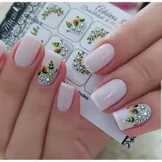 120 Adesivo de Unhas 3D e Revenda - Alemay e GViana Unhas Nails Art - 60 Par