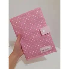 Porta Caderneta de Vacinação Poá Rosa