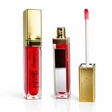 Gloss labial - ácido hialurônico, vitamina e, ceramidas - lip gloss hidratante - com espelho - cor natural