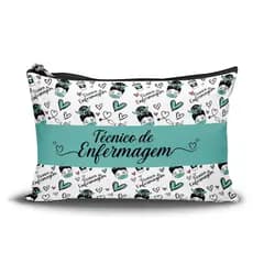 Necessaire Simples Técnico de Enfermagem Necessaire Organizadora - Necessaire Profissões