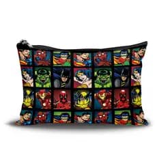 Necessaire Infantil Heróis Simples – Bolsa Escolar com Alça