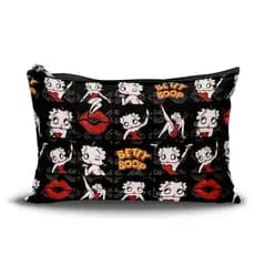 Necessaire Simples Betty Bolsa com Alça Feminina Organizadora