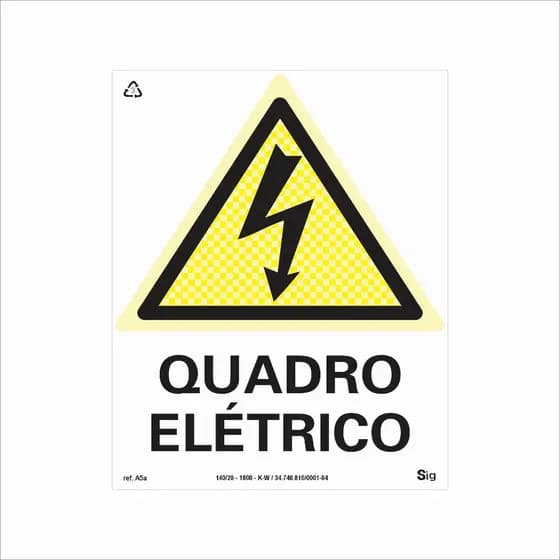 Kit 2 Placas Quadro Elétrico 20x25cm