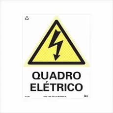 Kit 2 Placas Quadro Elétrico 20x25cm