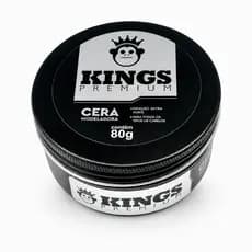 Pomada Cera Modeladora Premium Kings 80g Love Spell Lata Alumínio Fixa e Hidrata os Cabelos
