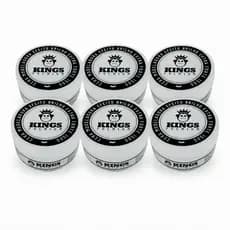 Kit c/6 Cera Pomada Modeladora Kings 150g Fixação Forte Profissional