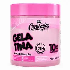 Gelatina Para Transição Capilar 1kg 500g White Bull | Mega Definição e Volume