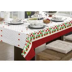 Toalha De Mesa Linhão Rústica Oxford Luxo 4/6/8 Lugares Varias Estampas