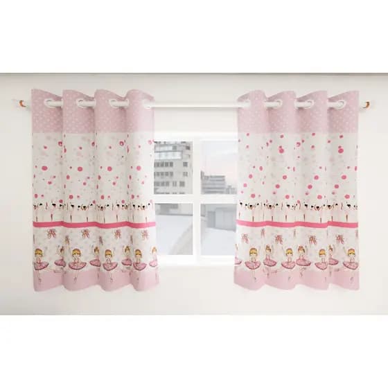 Cortina Para Quarto Bebê Infantil Criança 2,00 x 1,50 Decoração Linhão Imperdível