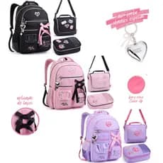 Mochila Costas Feminina Color Up Juvenil Menina Seanite