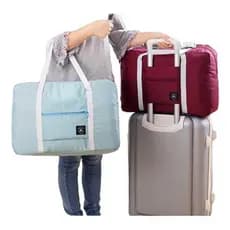 Bolsa Sacola De Viagem Dobrável Reforçada  - Apoio Mão Mala