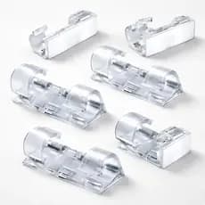 Clips Organizador Fixador Adesivo De Cabo Fios Parede Transparente