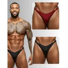 kit 2 Cueca microfibra Masculina cueca Slip fio dental Calcinha Masculina Tanguinha Masculina Praia Lateral Fita Verão