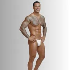 Cueca Calcinha Masculina Tanga Fio Dental Regulagem Biquini Masculino Moda Íntima Microfibra Thong