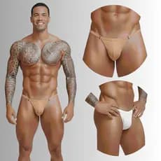 Kit 2 Tanga Biquini Masculino Ajustável Fio Dental Calcinha Homem Cueca Jockstrap