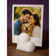 5 Suporte Porta Retrato Base Coração para Foto Polaroid Cartão Menu Decoração Casamento Namorados