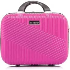 Frasqueira Necessarie de Viagens ABS Rígida - Pink, Santino - ASAF7003P