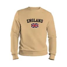 Blusa Moletom England Casual Flanelado Careca Gola Redonda