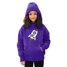 Moletom Infantil Os Rosa Youtuber Katlen Emily Vick Elemento Roxo