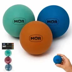 Bolinhas para Frescobol Kit com 3 Unidades Borracha Coloridas Aloha Mor
