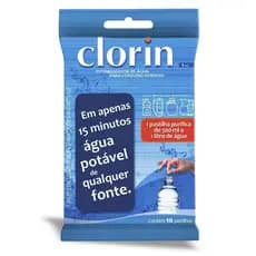 Pastilhas Purificadoras Clorin Nautika 10 Unidades Tratamento Água Potável Camping Trilhas Emergência