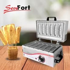 Crepeira 110V-220v Crepe Suíço 6 Cavidades