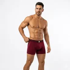 Cueca Masculina aumenta Volume — Conforto, ajuste perfeito e elástico reforçado. Em poliamida com elastano, cores sorti
