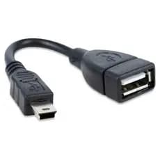 ADAPTADOR CABO OTG USB X MINI USB V3 SOM DE CARRO TABLET GPS PENDRIVE (V3)