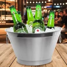 Balde de Gelo 9 litros para cervejas, vinhos e champanhe
