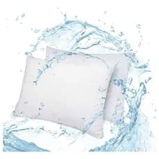 Kit Com 6 Fronhas Impermeável Anti - Ácaro Com Zíper - Capa de Travesseiro 70cm x 5cm