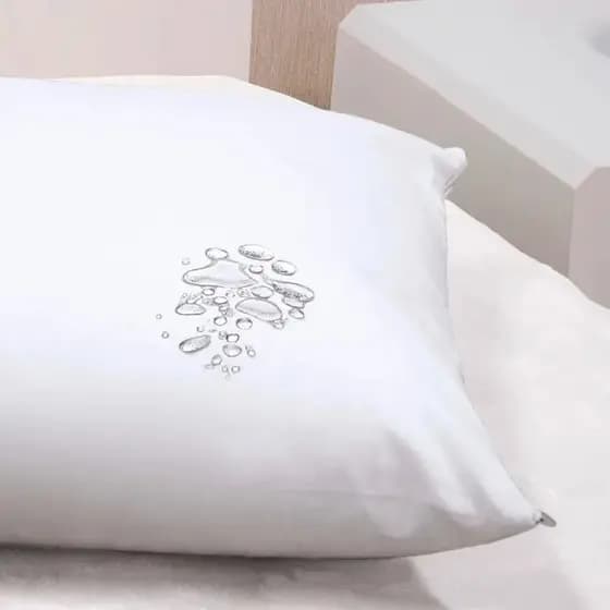 CAPA ALMOFADA 45x45cm Branco Kit Com 4 Protetor Com Zíper