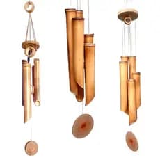 Mensageiro dos Ventos 65cm Sino dos Ventos Rosa dos Ventos Sino de ventos Senhor dos ventos bambu