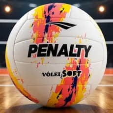 Bola Vôlei Penalty Soft XXIII Quadra Costurada Macia Resistente