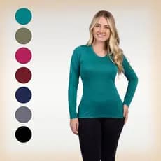 Blusinha feminina treino academia fitness manga longa dry fit