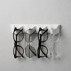 Suporte Porta Oculos Parede com Fita Dupla Face Organizador de Óculos Moderno Sem Furos Onda