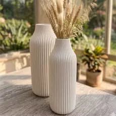 Vaso Decorativo Cachepot Estilo Minimalista Moderno Flores Folhagem Plástico Alta Qualidade