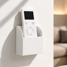 Suporte Porta Controle Remoto Parede Adesivo Sem Furo Universal TV Ar Organizador