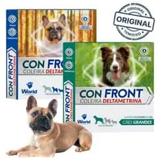 Coleira Confront Anti Pulgas E Carrapatos Para Cães Proteção contra Leishmaniose