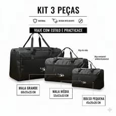 Bolsa Mala Grande De Mão Pra Viagem