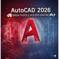 DVD AutoCad 2026 Completo - Português - Mídia Física e Digital