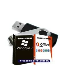 Pendrive Kit formatação Windows 7 todas as versões 32 e 64 bits