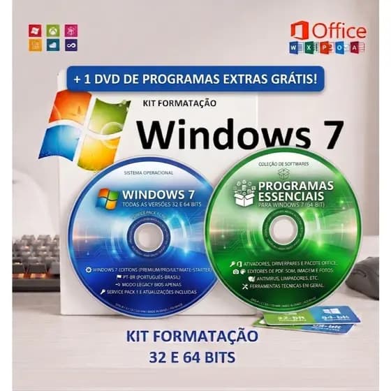 DVD Windows 7 + DVD Programas