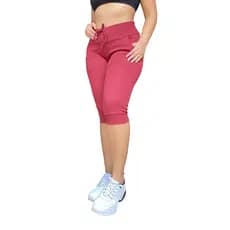 calça corsário feminina calca jogger com elastano